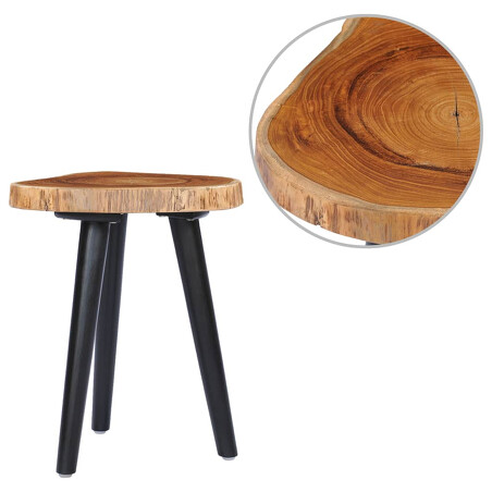 Table basse ronde en bois Massif 76 €