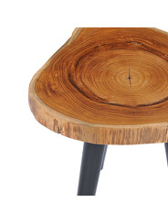 Table basse ronde en bois Massif 76 €