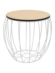 ensemble de table basse ronde blanche design 85 €