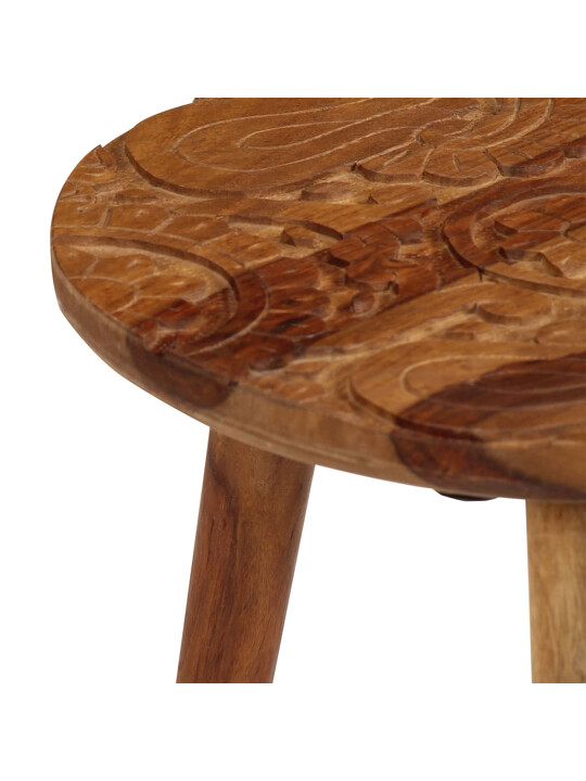 Ensemble 2 table basse ronde en bois sculpté 106 €