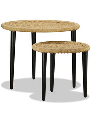 Ensemble 2 table basse en jute 109 €