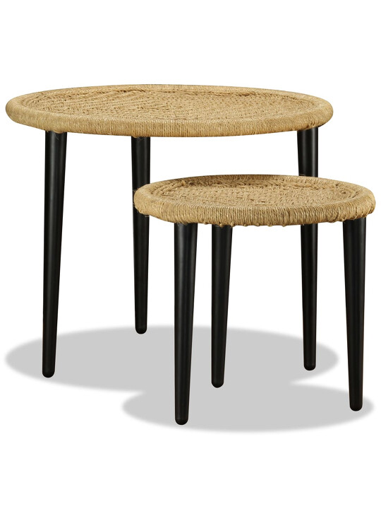 Ensemble 2 table basse en jute 109 €