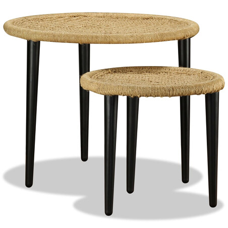 Ensemble 2 table basse en jute 109 €