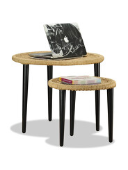 Ensemble 2 table basse en jute 109 €