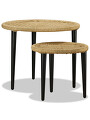 Ensemble 2 table basse en jute 109 €