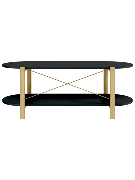 table basse noir ovale 72 €