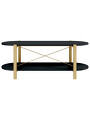 table basse noir ovale 72 €