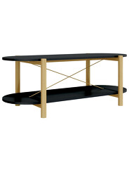 table basse noir ovale 72 €