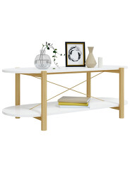 table basse blanche ovale 75 €