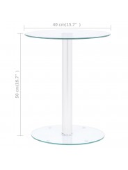 table basse ronde en verre 54 €