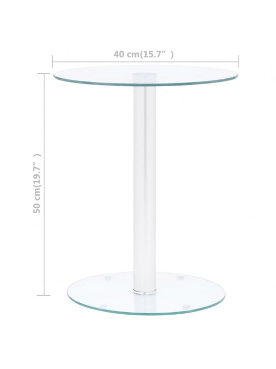 table basse ronde en verre 54 €