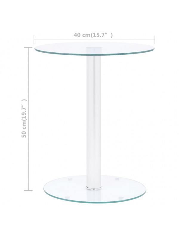 table basse ronde en verre 54 €