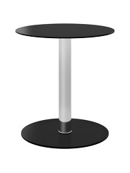 table basse ronde en verre noir 55 €