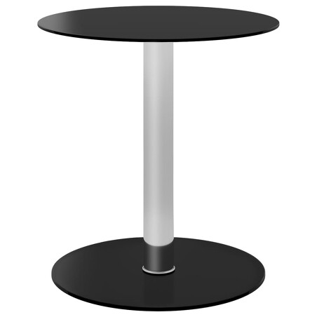 table basse ronde en verre noir 55 €