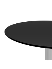 table basse ronde en verre noir 55 €