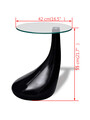 table basse en verre design 147 €