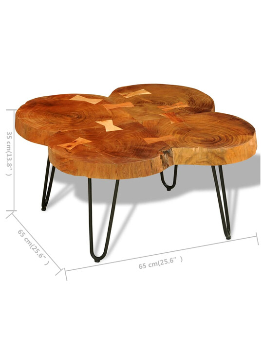 table basse en teck 159 €