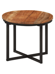 table basse ronde bois et metal 59 €