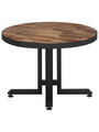 table basse ronde bois metal 136 €